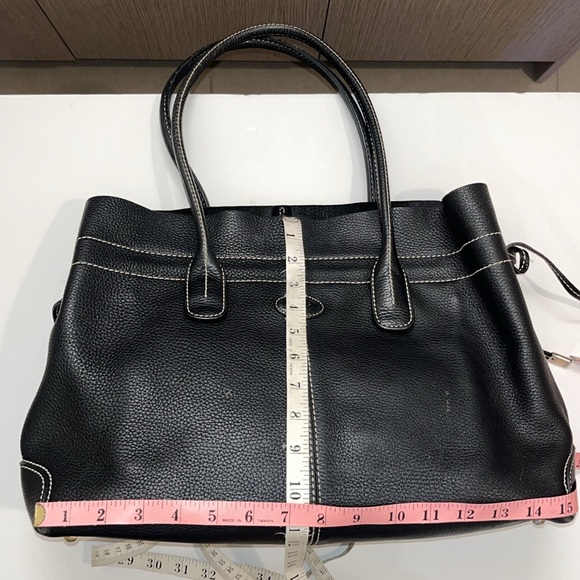 Tod's Vintage Classic Black Pebbles Leather D-Bag Tote Bag - Picture 16 of 16